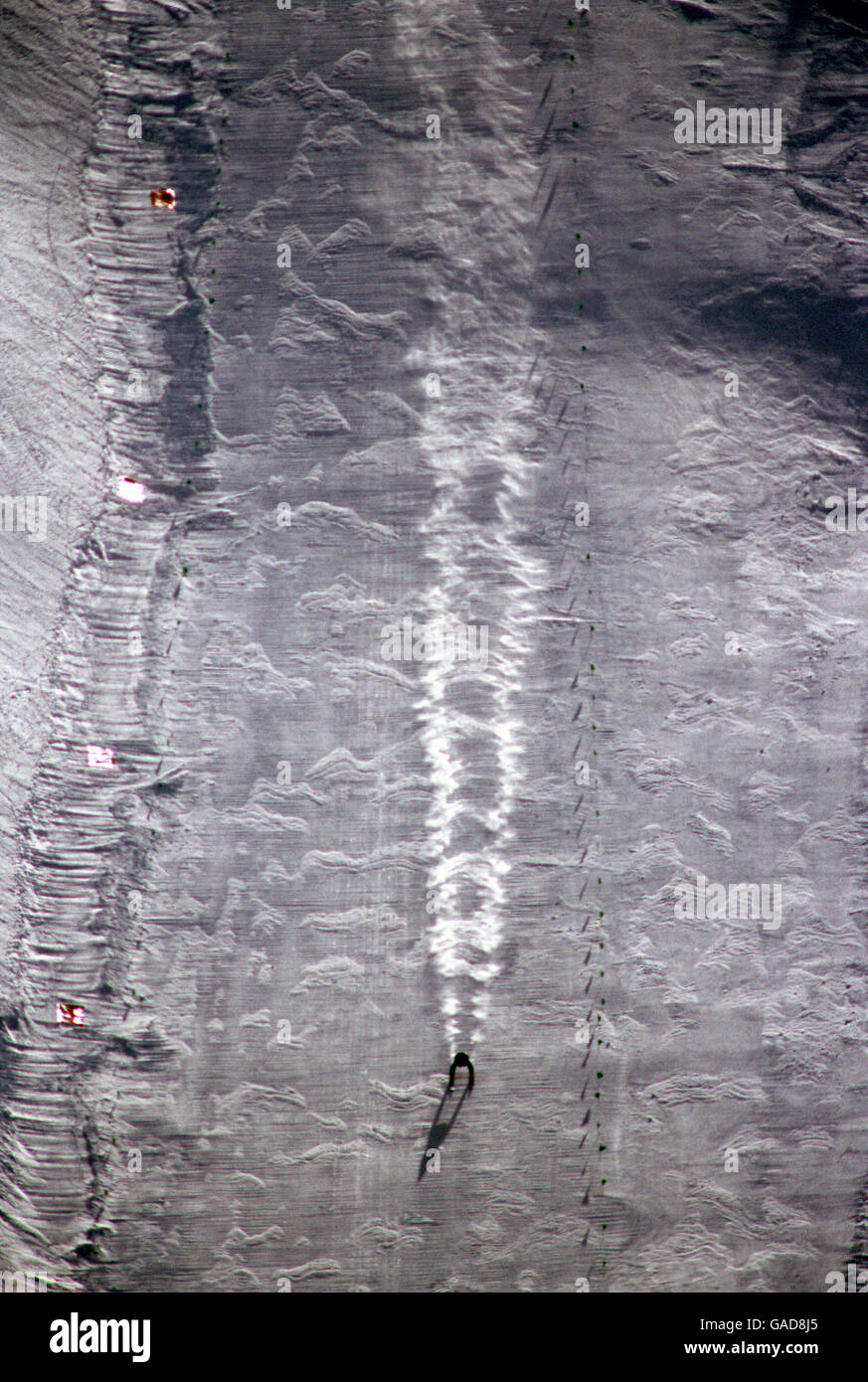 Giochi Olimpici invernali 1992 - Albertville. Vista generale della Speed Skiing Foto Stock