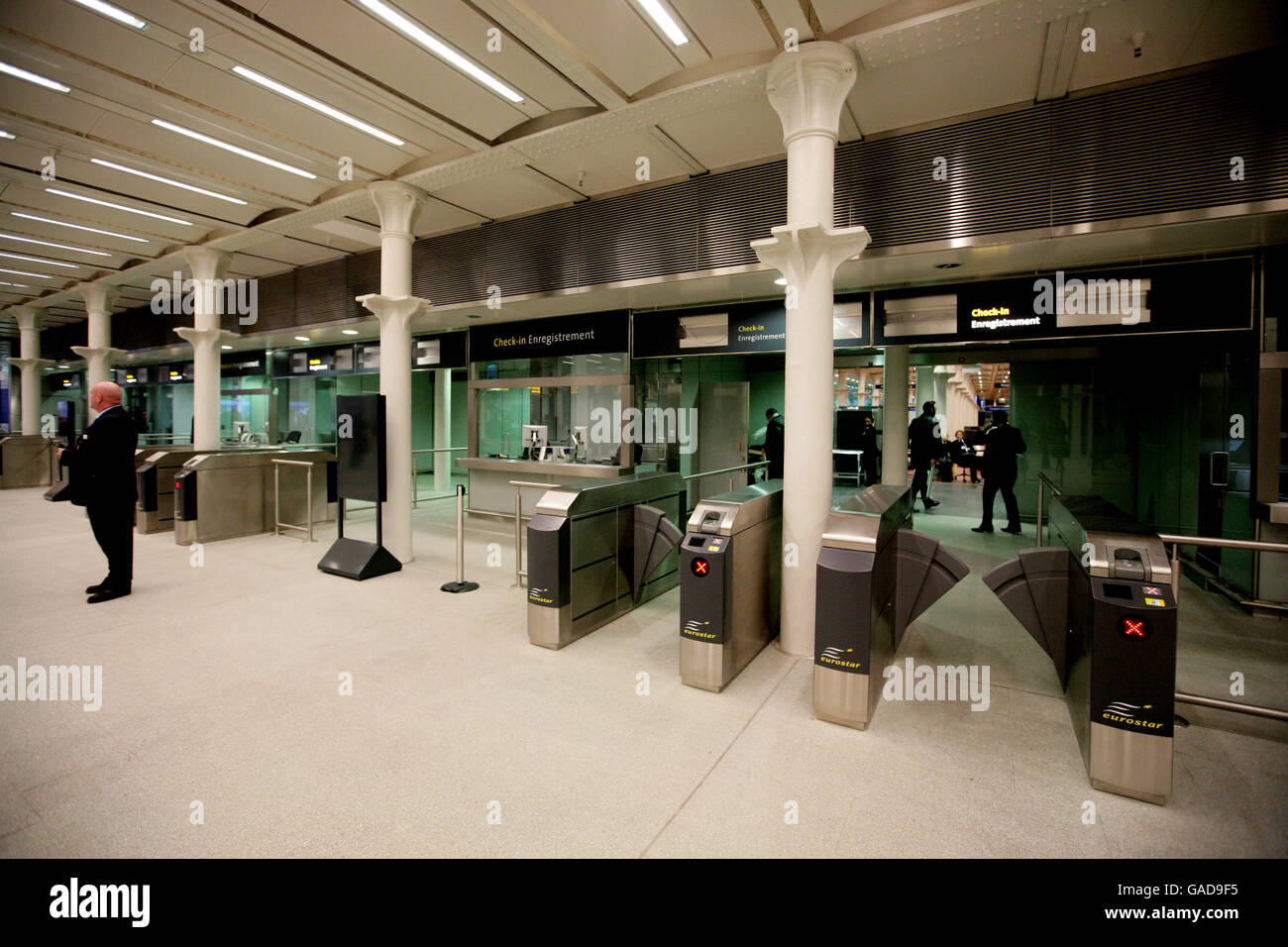 Eurostar apre al pubblico presso la stazione di St Pancras Foto Stock