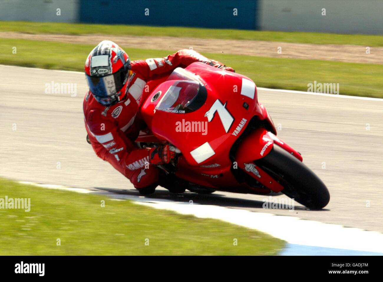 Motociclismo - Gran Premio di Gran Bretagna. Carlos Checa, team Yamaha di Malboro Foto Stock