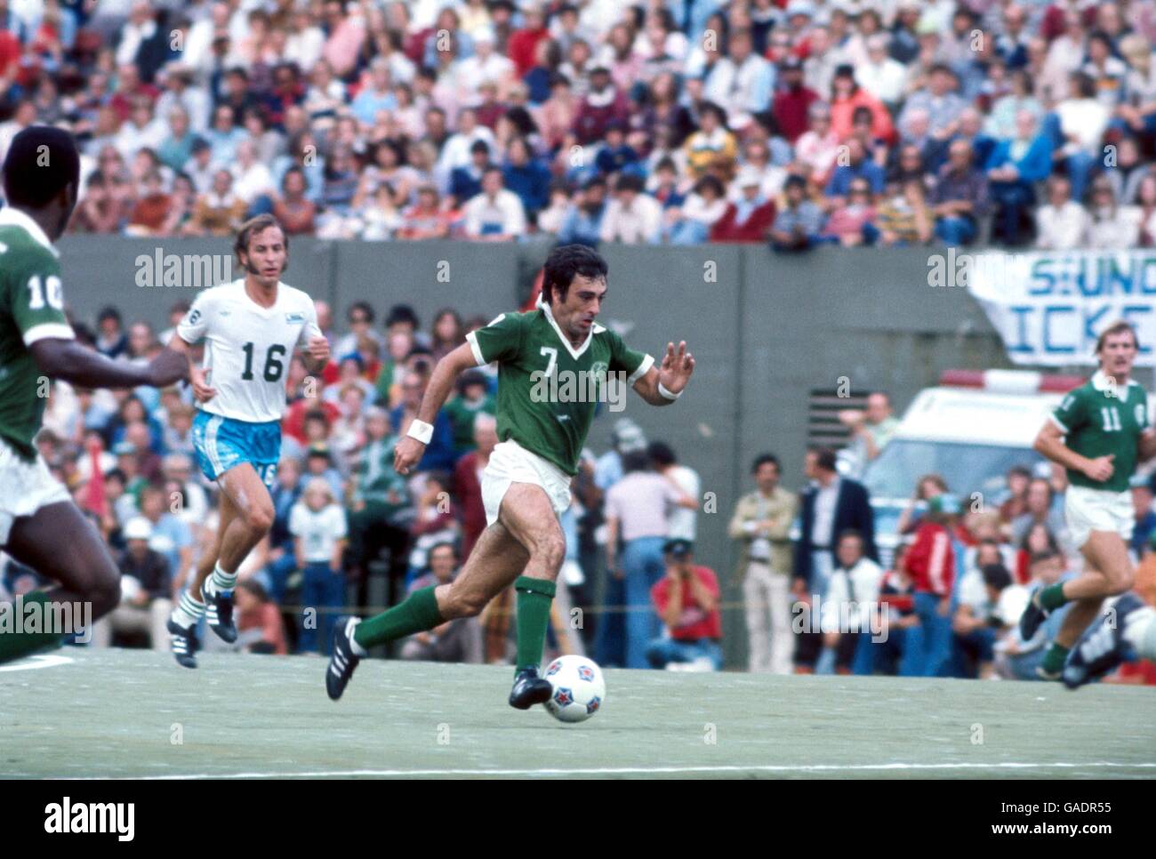 American Soccer - NASL - SoccerBowl '77 - New York Cosmos / Seattle Sounders. Tony Field, New York Cosmos Foto Stock