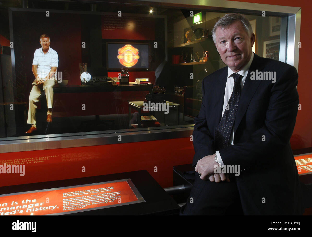 Calcio - Manchester United - il sir Alex Ferguson Photocall - Old Trafford Foto Stock
