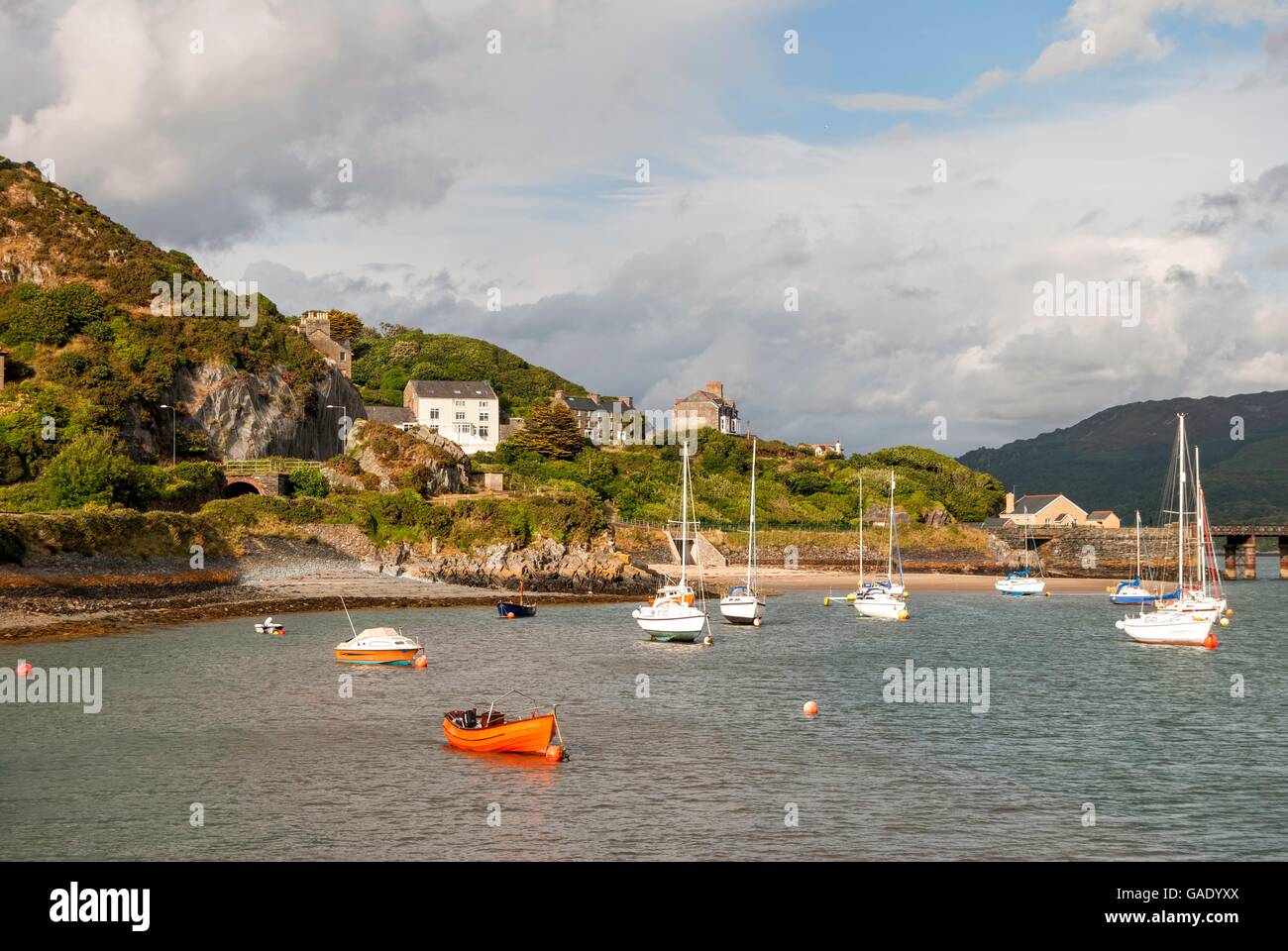 Blaenau Ffestiniog Harbour Foto Stock