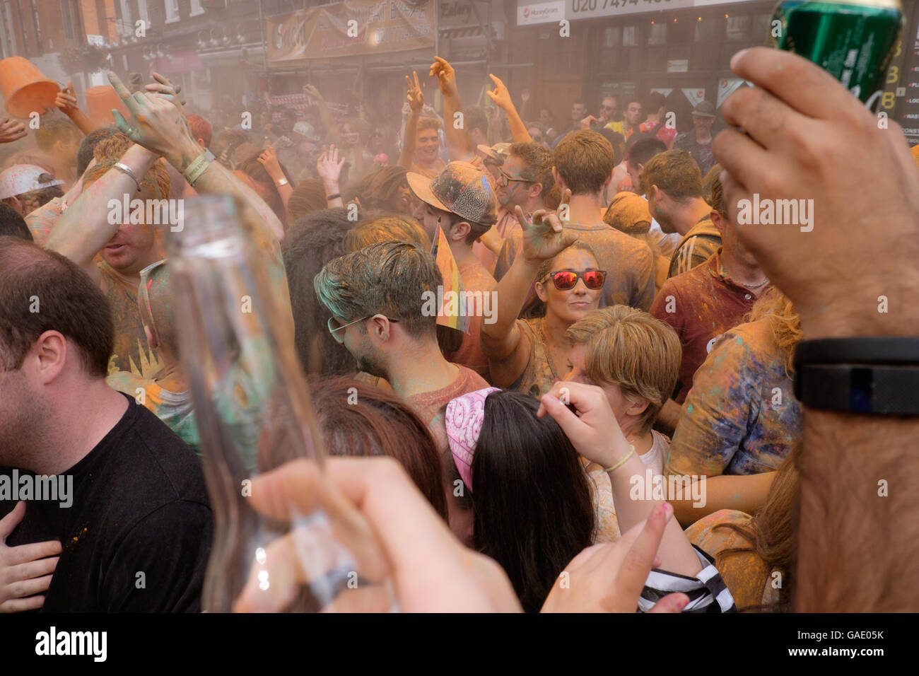 Immagine dal London 2016 Gay Pride. Foto Stock