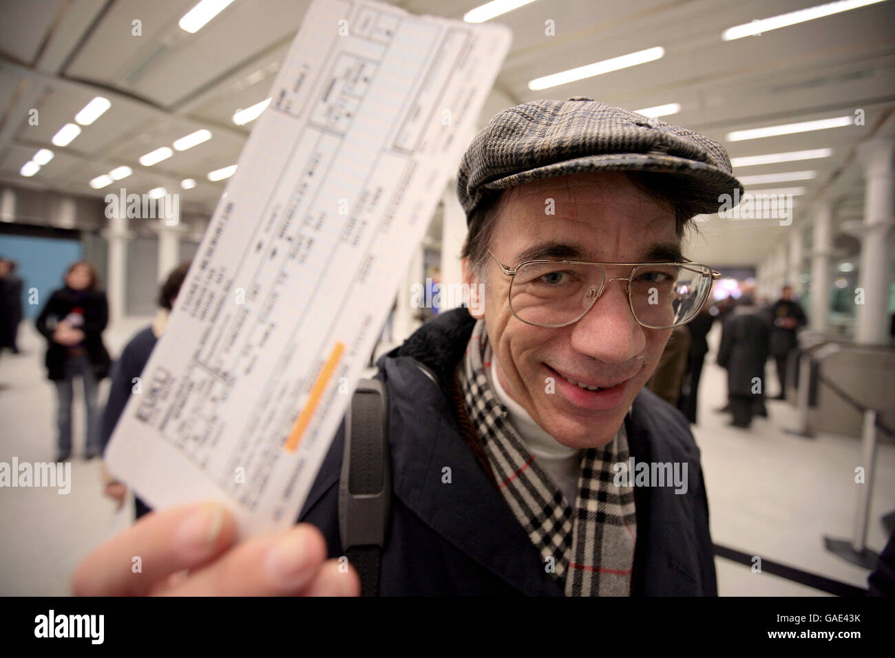British Transport - Eurostar - Waterloo Station - 2007 Foto Stock