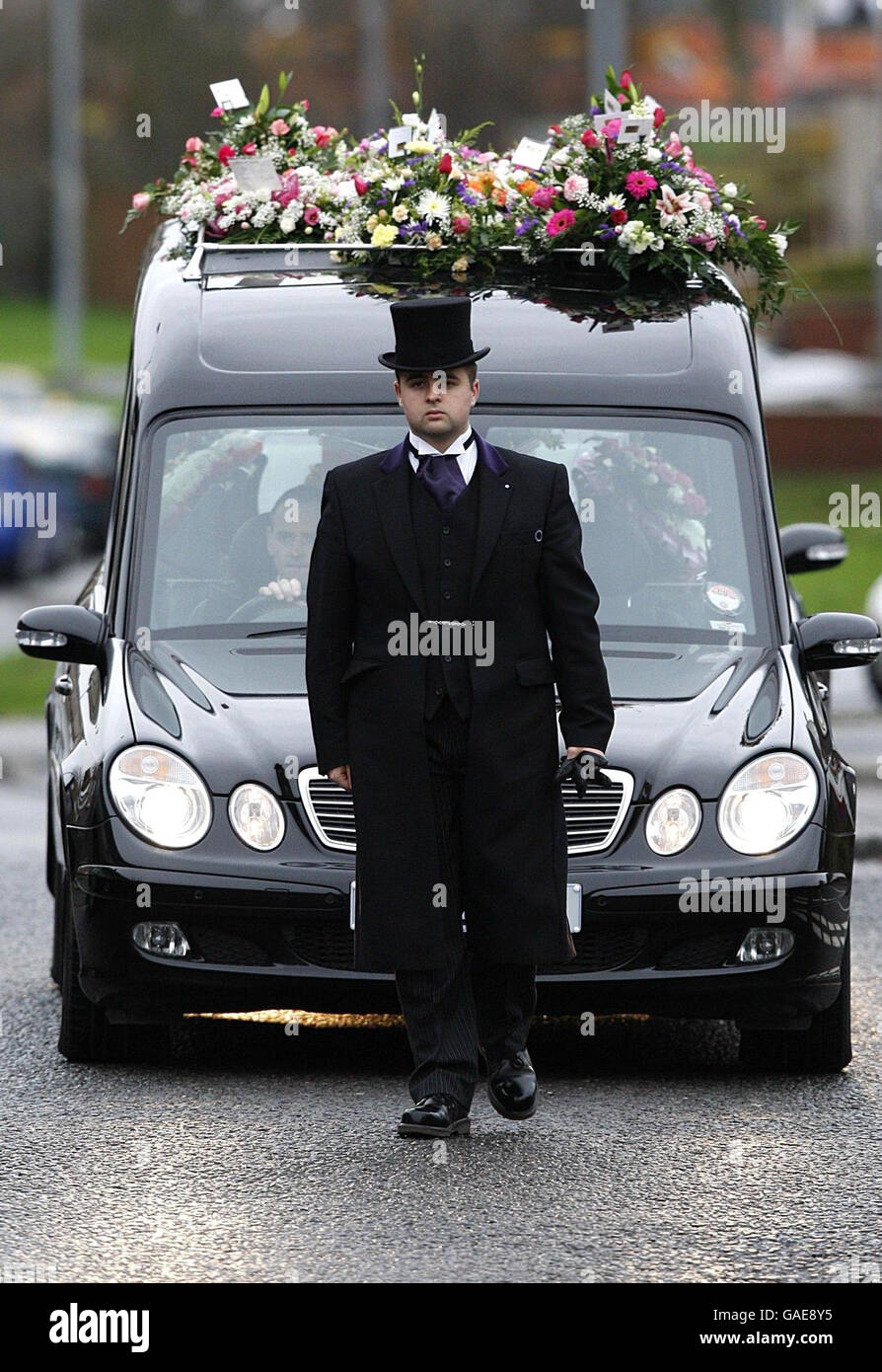 Vicky Hamilton funerale Foto Stock