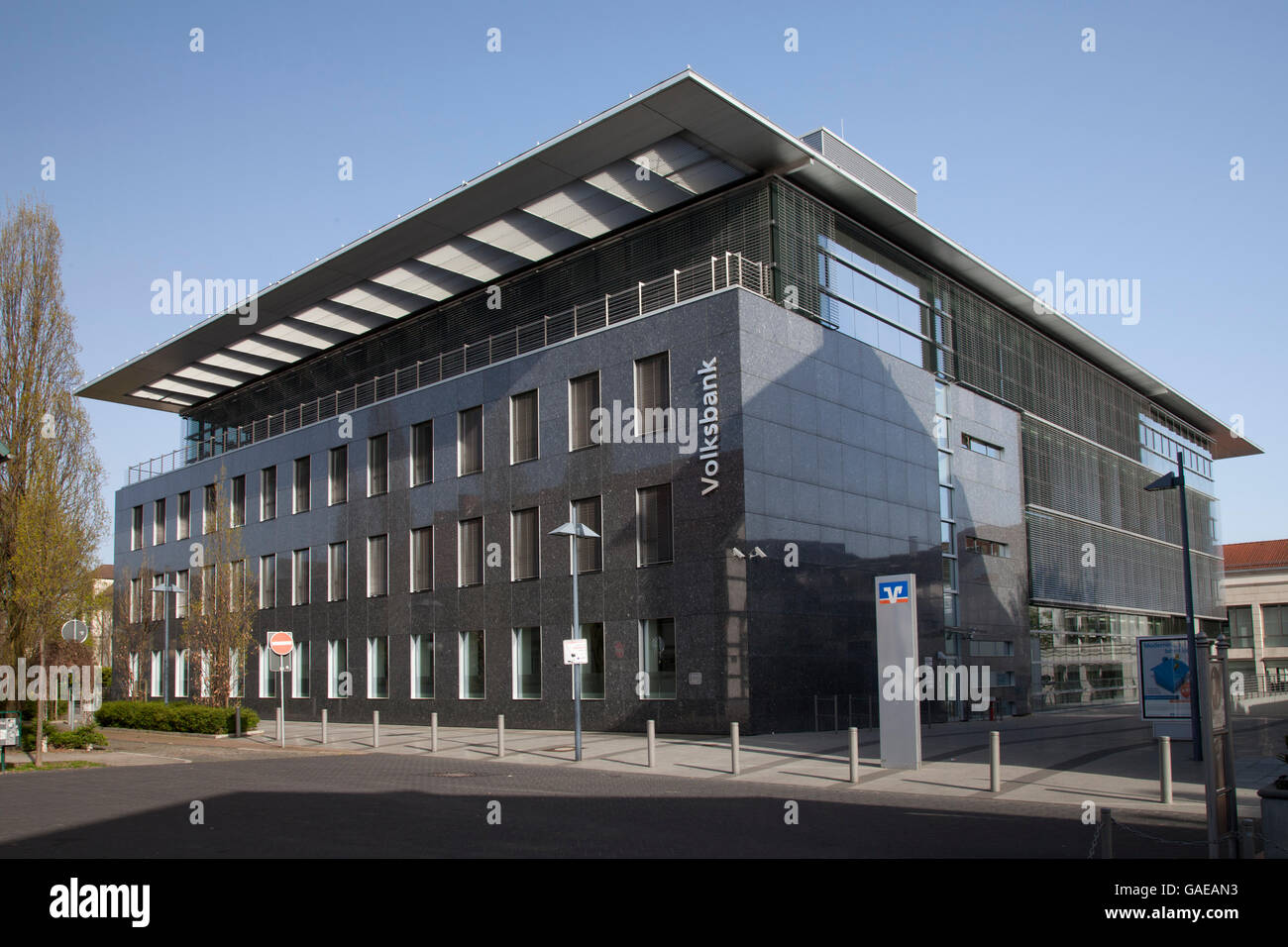 Volksbank, Unna, Kreis Unna county, Ruhrgebiet area, Renania settentrionale-Vestfalia Foto Stock