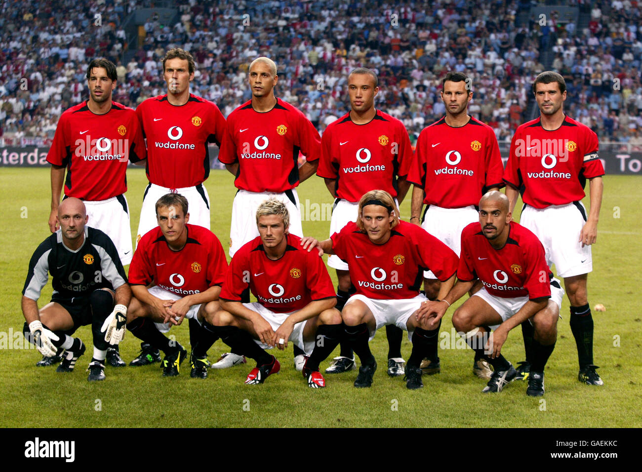 Calcio - Torneo di Amsterdam - Manchester United contro Ajax. Gruppo di  squadre del Manchester United Foto stock - Alamy