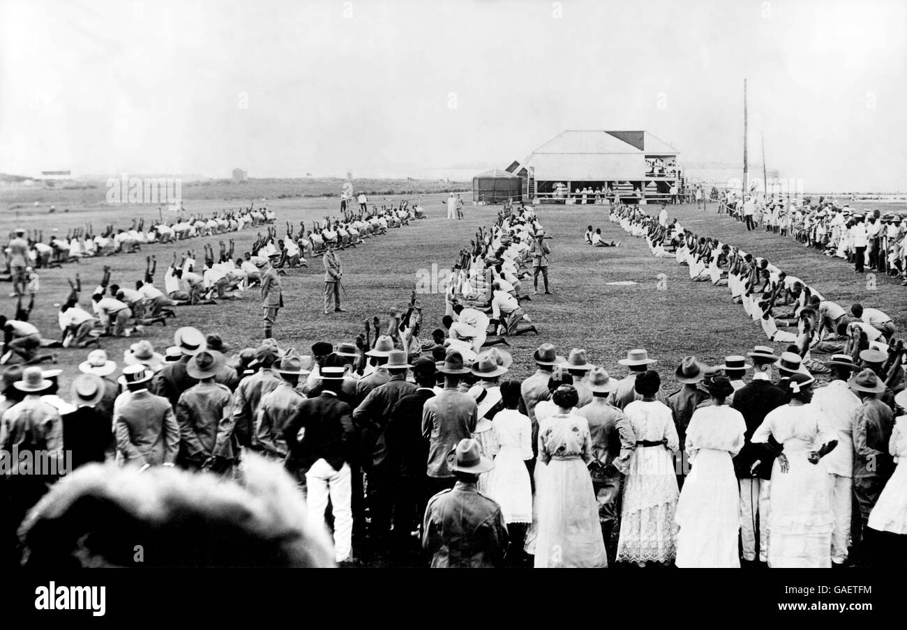 La Prima guerra mondiale - UK & Commonwealth - West Indies - 1916 Foto Stock