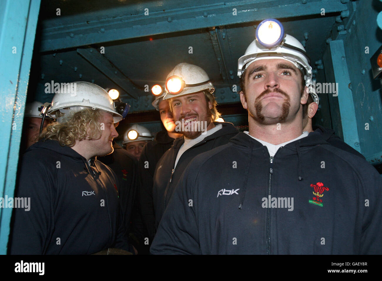 Rugby Union - Galles Foto chiamata - Big Pit National Coal Museum Foto Stock