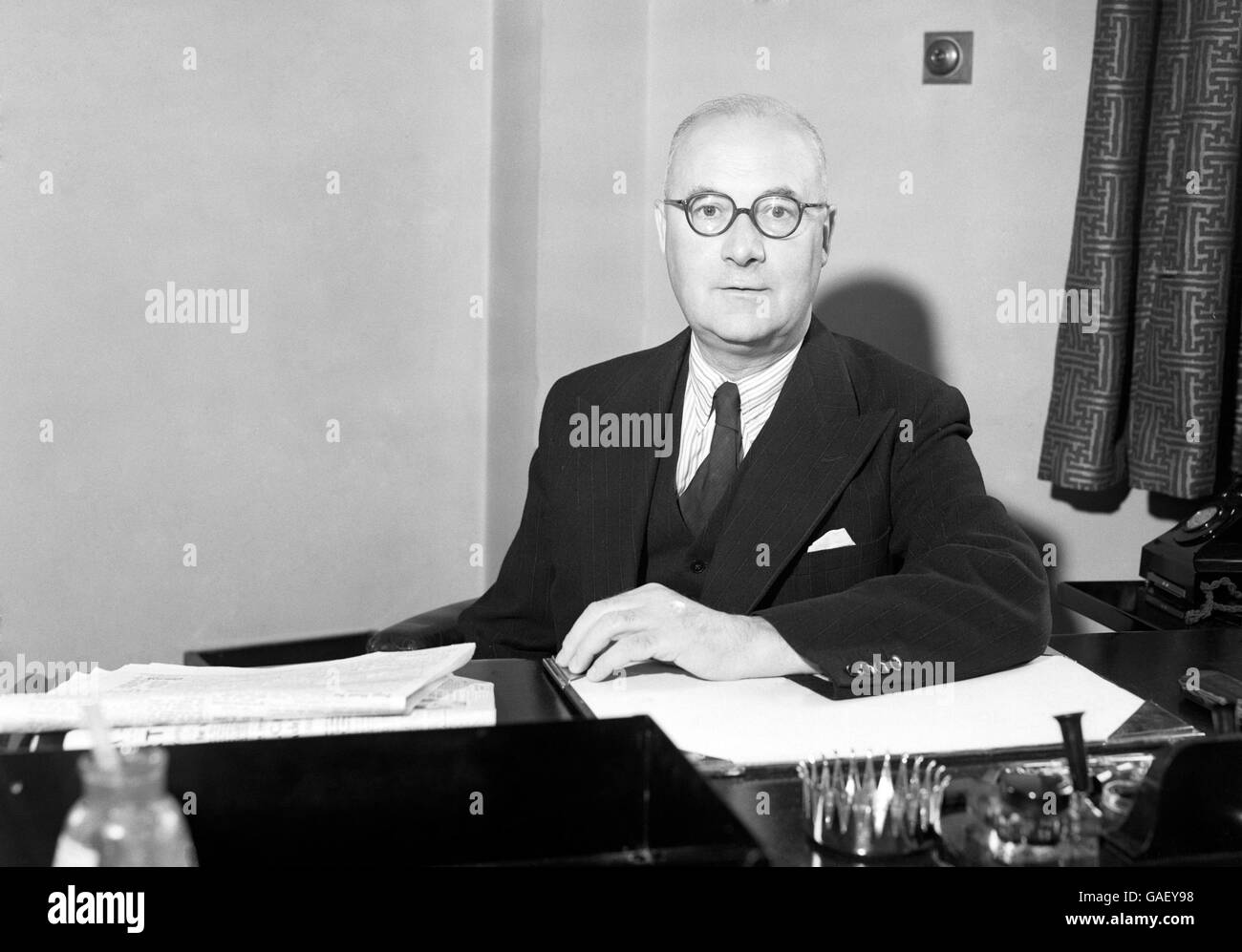 L'Associazione Stampa, gli anni '50. Direttore Henry Martin. Foto Stock