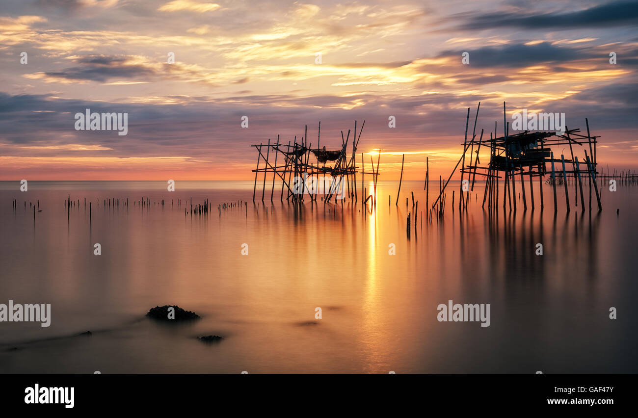 Malaysia occidentale, Tramonto Foto Stock