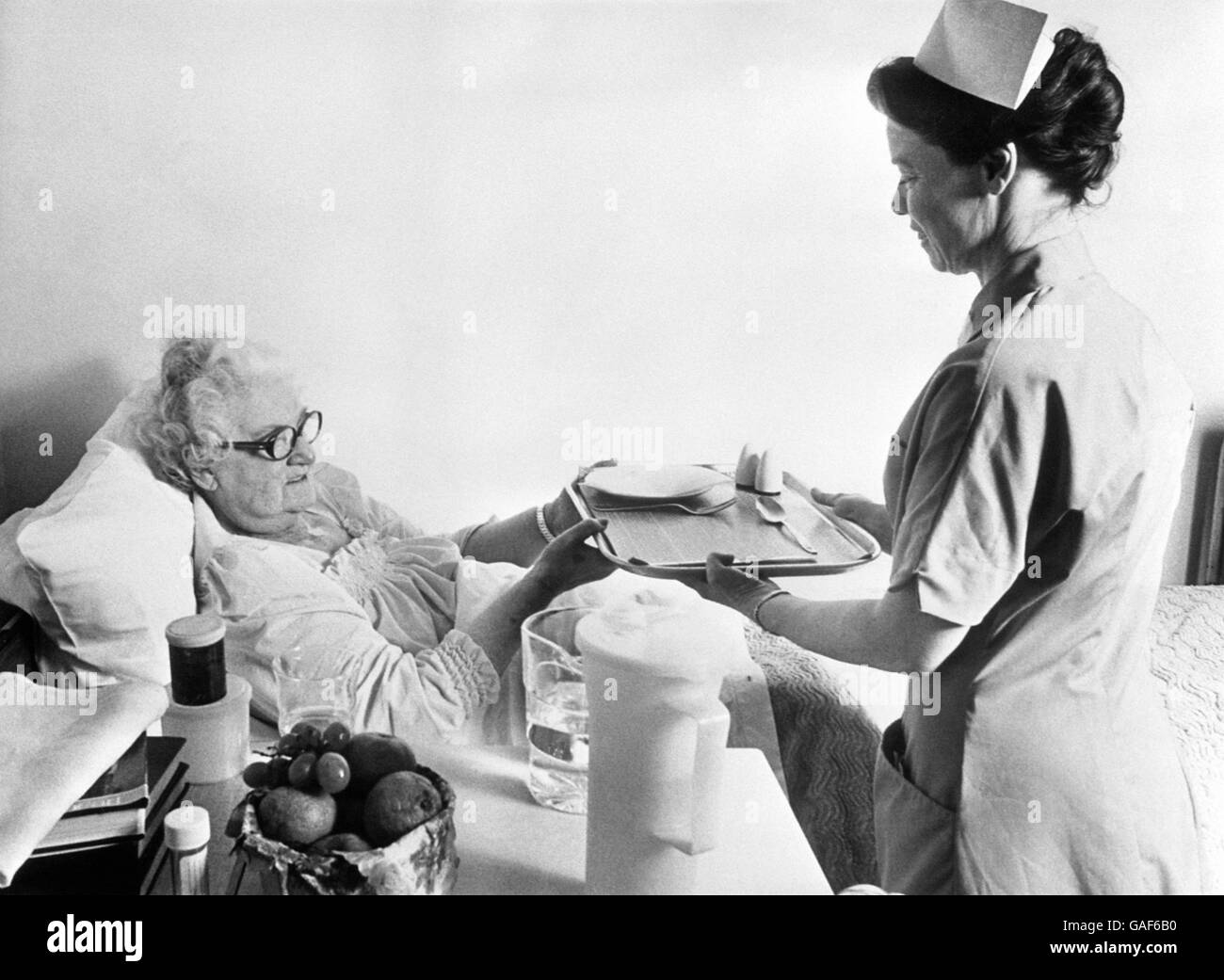 Gli anziani possono essere curati al New Victoria Hospital, mentre i loro parenti hanno una pausa di tregua. Foto Stock