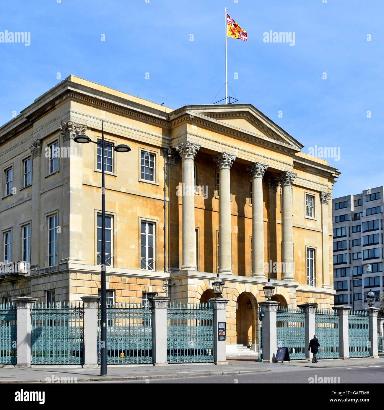 Apsley House London townhouse di Duca di Wellington noto anche come numero uno London & aperta come Museum & Art Gallery a Hyde Park Corner England Regno Unito Foto Stock