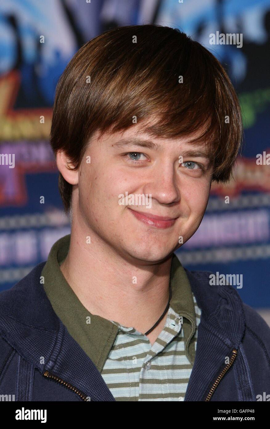 Jason Earles arriva in anteprima per il nuovo film Hannah Montana e Miley Cyrus: Il miglior concerto di entrambi i mondi al Teatro El Capitan di Los Angeles. Foto Stock