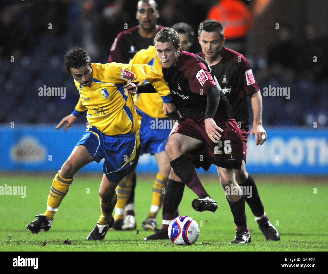 Calcio - Coca Cola Football League due - Mansfield Town v Bradford City - Campo di massa del Mulino Foto Stock