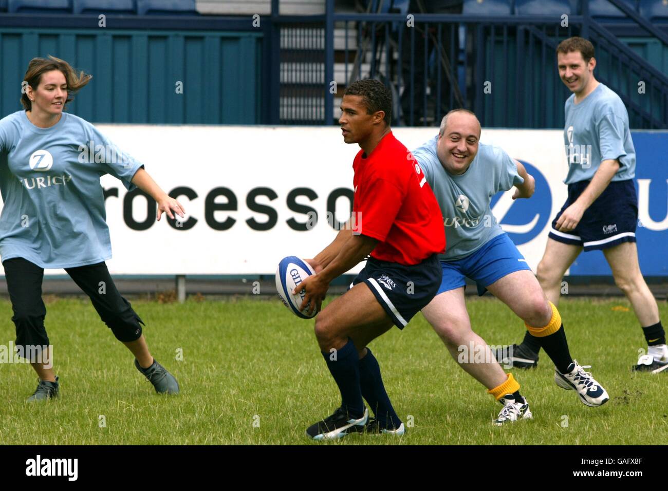 Rugby Union - Zurich Premiership - Media giorno Tag - Vendita Foto Stock