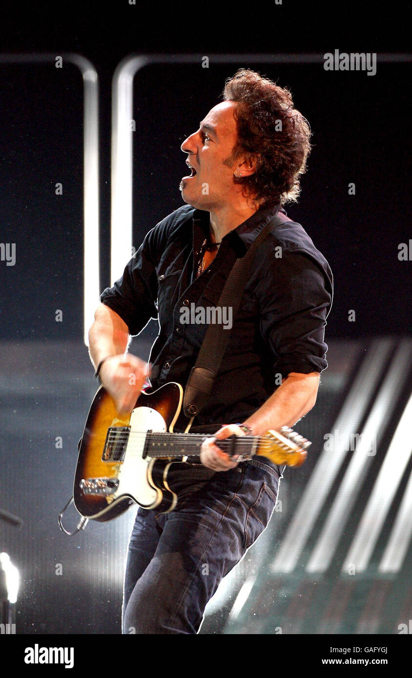Bruce Springsteen in concerto - Londra Foto Stock