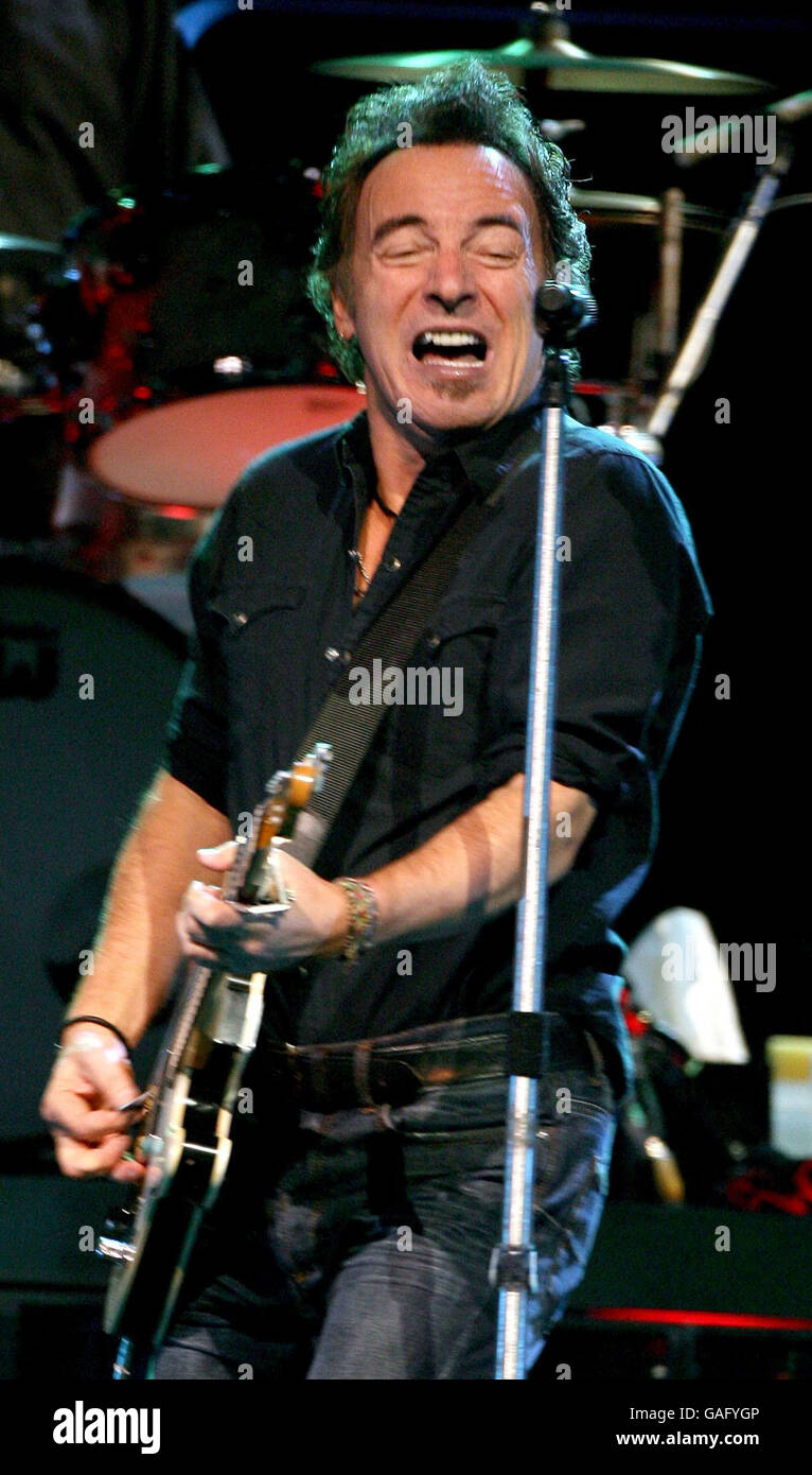 Bruce Springsteen in concerto - Londra Foto Stock