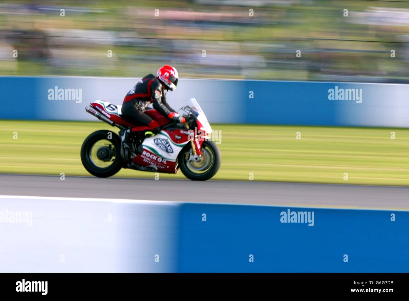 Motociclismo - Superbike britanniche - Donington Park. Michael Rutter, Ducati - Team Renegade Ducati Foto Stock