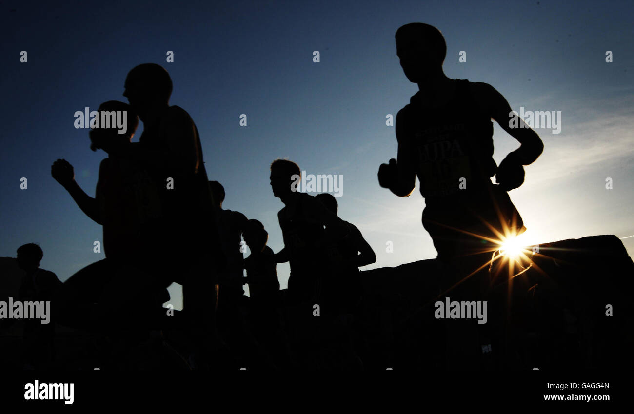 BUPA Great Edinburgh International Cross Country Run Foto Stock