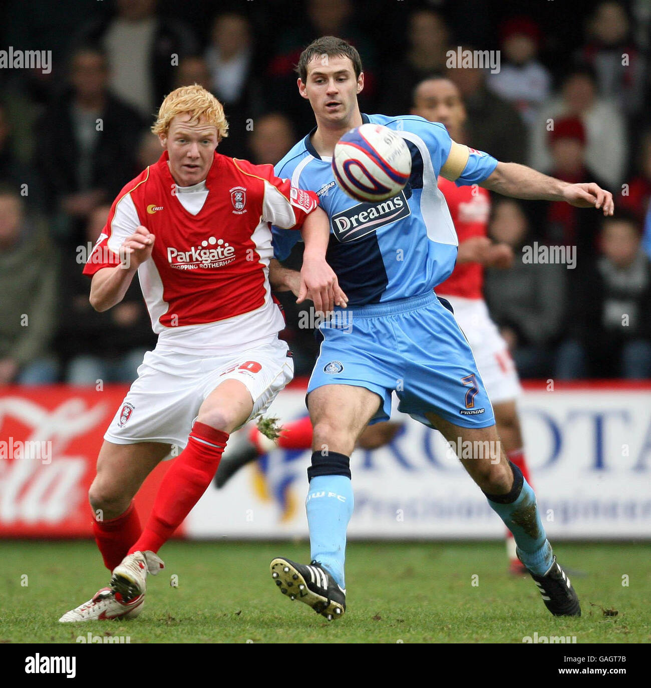 Calcio - Coca Cola Football League due - Rotherham Regno v Wycombe Wanderers - Millmoor Foto Stock