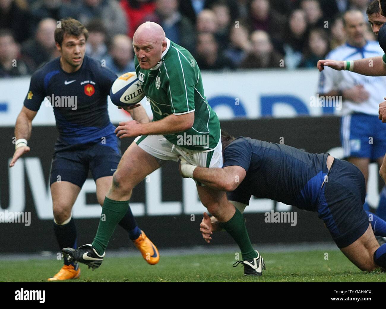 Il Rugby - RBS 6 Nazioni Campionato 2008 - Francia v Irlanda - Stade de  France Foto stock - Alamy