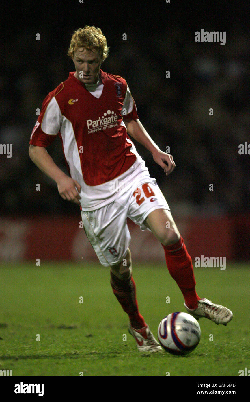 Calcio - Coca-Cola Football League Two - Rotherham United v Wycombe Wanderers - Millmoor Ground. Ryan Taylor, Rotherham United Foto Stock