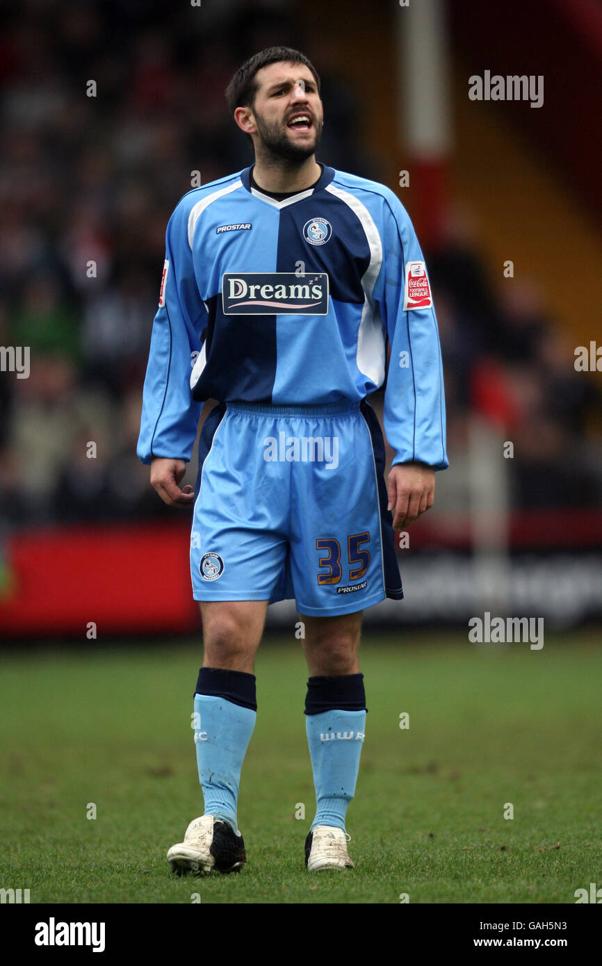Calcio - Coca-Cola Football League Two - Rotherham United / Wycombe Wanderers - Millmoor Ground. Tommy Doherty, Wycombe Wanderers Foto Stock