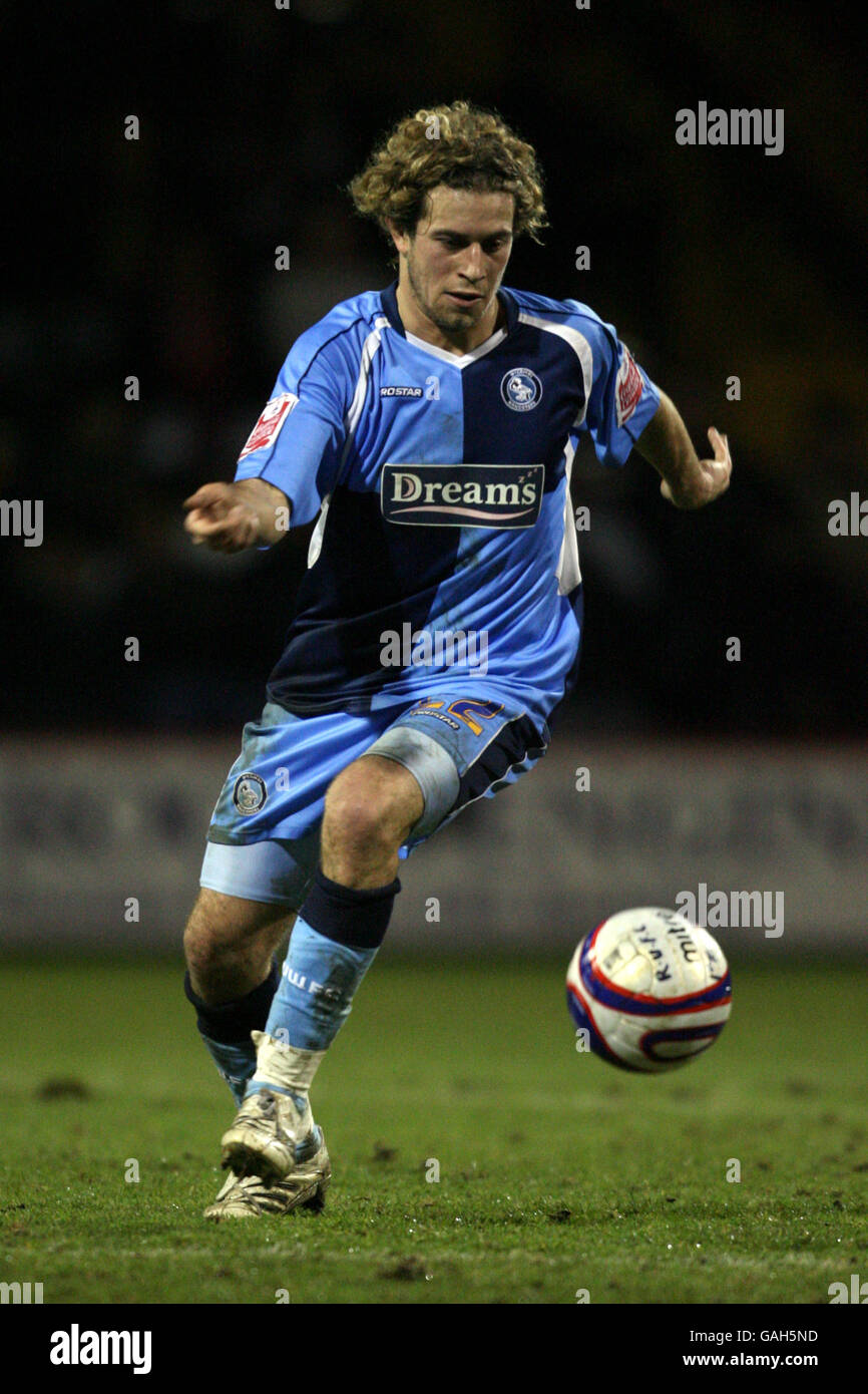 Calcio - Coca-Cola Football League Two - Rotherham United v Wycombe Wanderers - Millmoor Ground. Sergio Torres, Wycombe Wanderers Foto Stock
