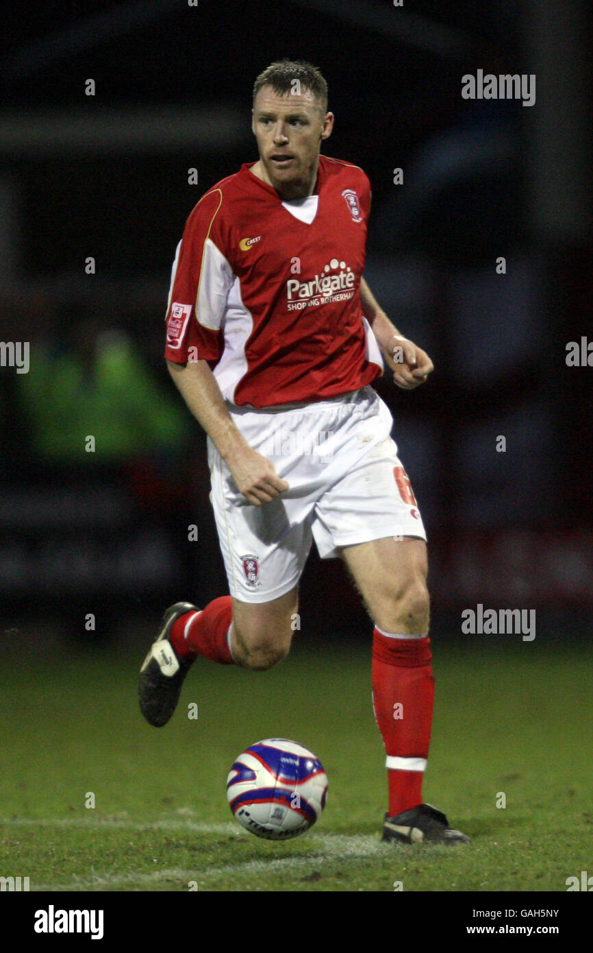Calcio - Coca-Cola Football League Two - Rotherham United v Wycombe Wanderers - Millmoor Ground. Graham Coughlan, Rotherham Unito Foto Stock