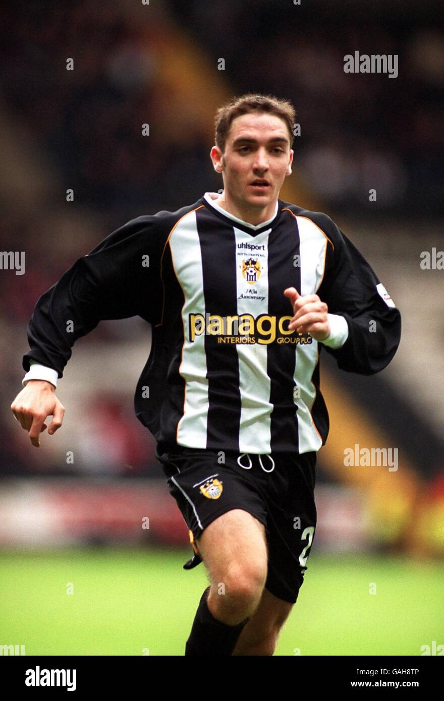 Calcio - Nationwide League seconda Divisione - Notts County v Northampton Town. Paul Heffernan, contea di Notts Foto Stock