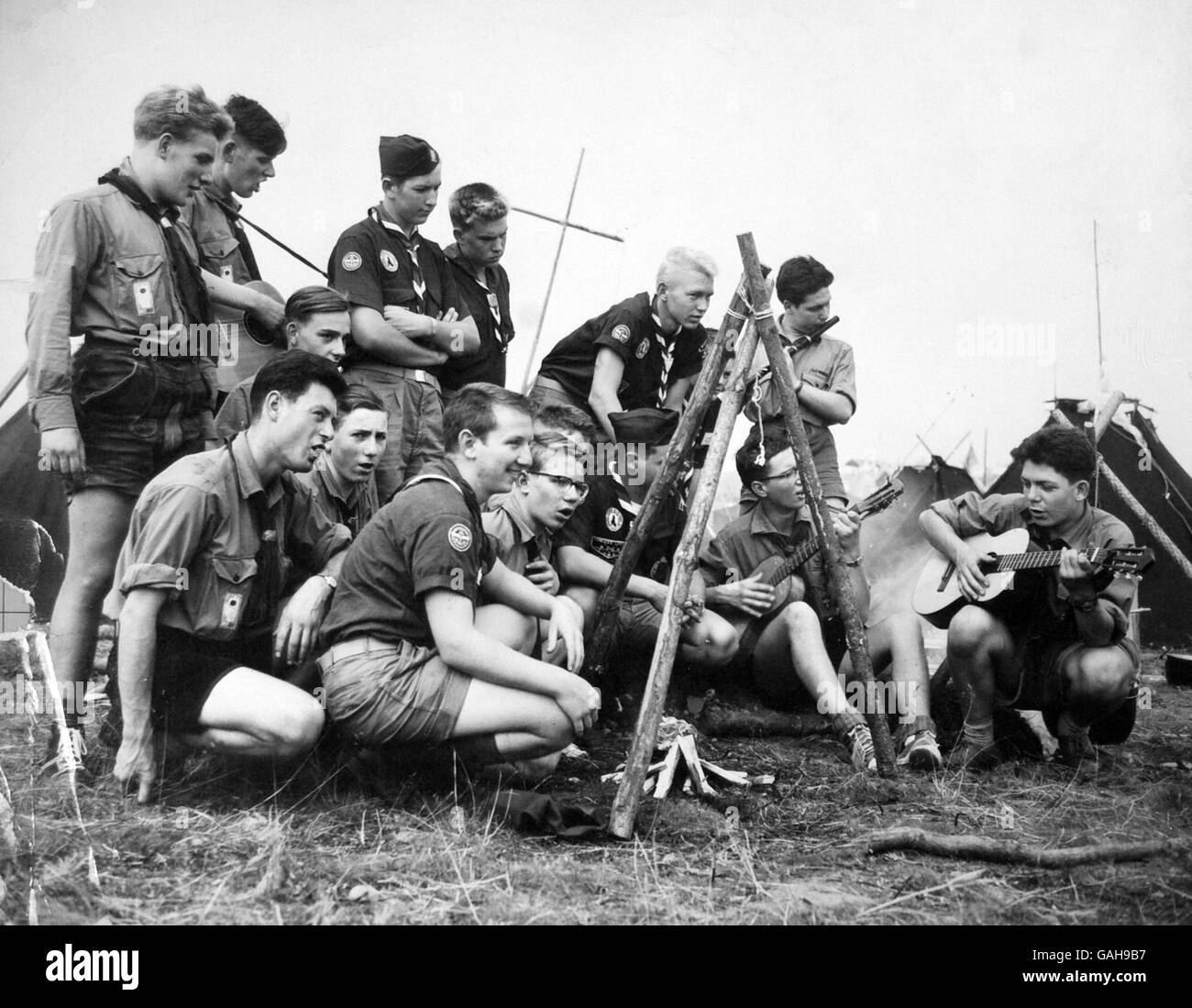 World Scout Jamboree giubilare, Sutton Park, Warickshire. Foto Stock