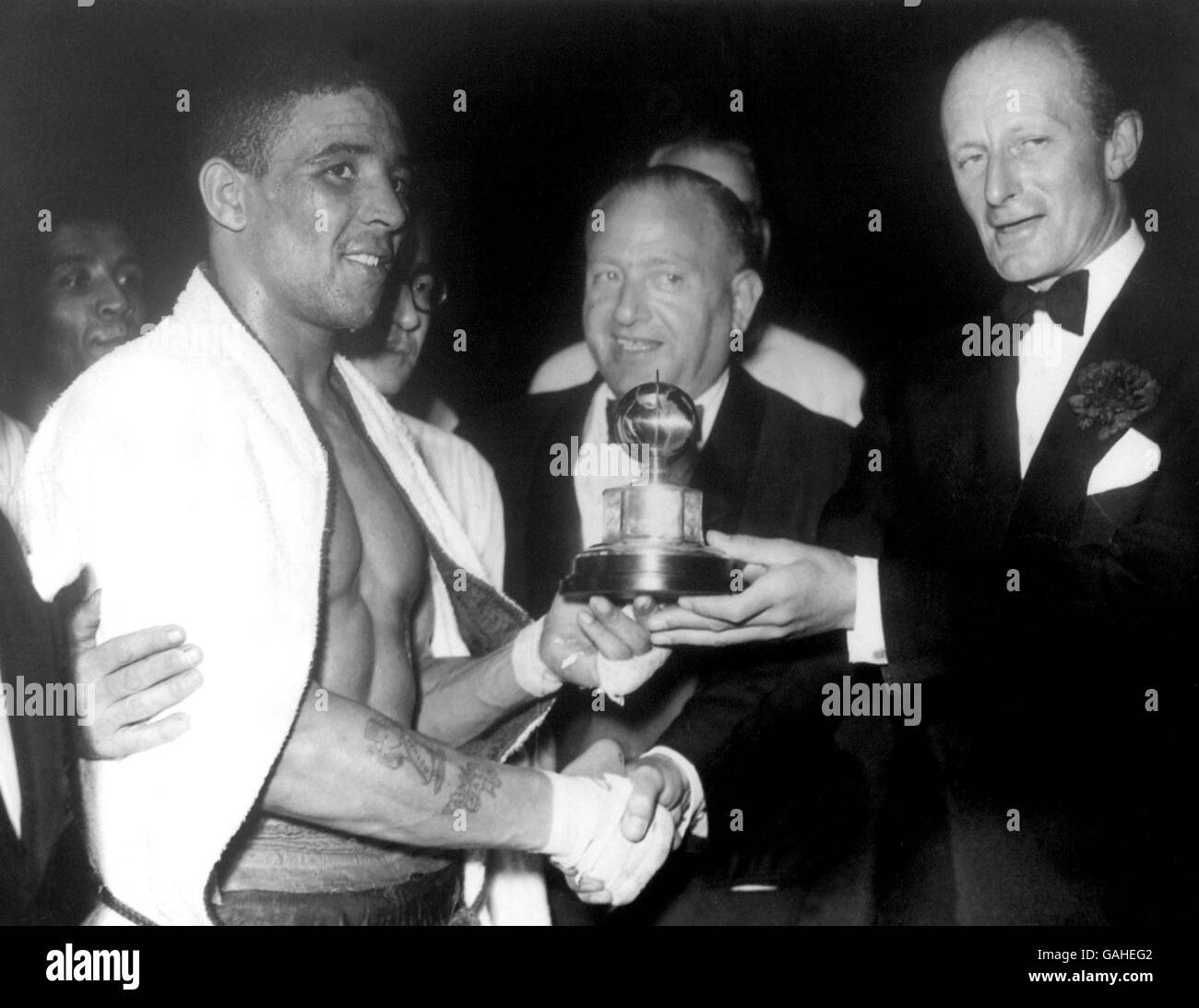 Boxing - World Middleweight Championship - Randolph Turpin v Sugar Ray Robinson Foto Stock