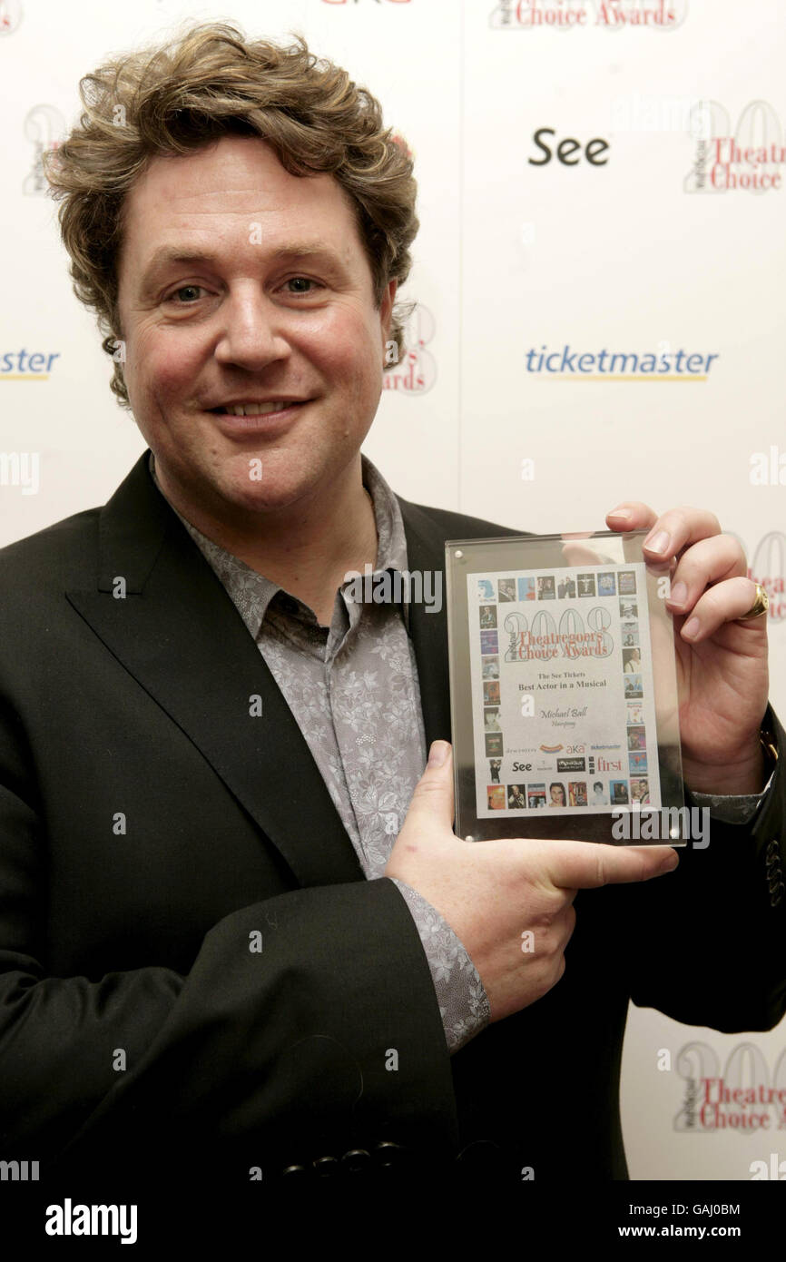 Whatsonstage Theatergoers Choice Awards 2008 - Londra Foto Stock