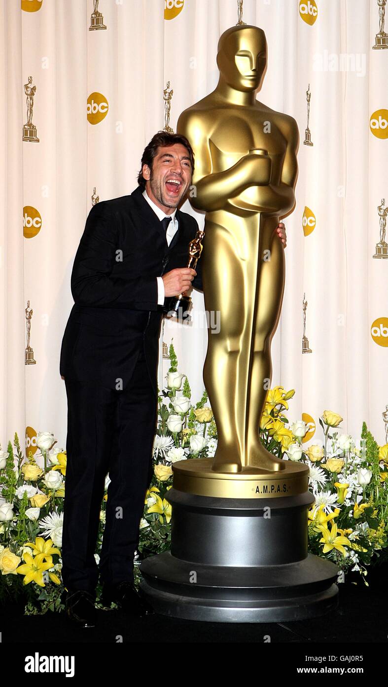 L ottantesimo Academy Awards - Press Room - Los Angeles Foto Stock