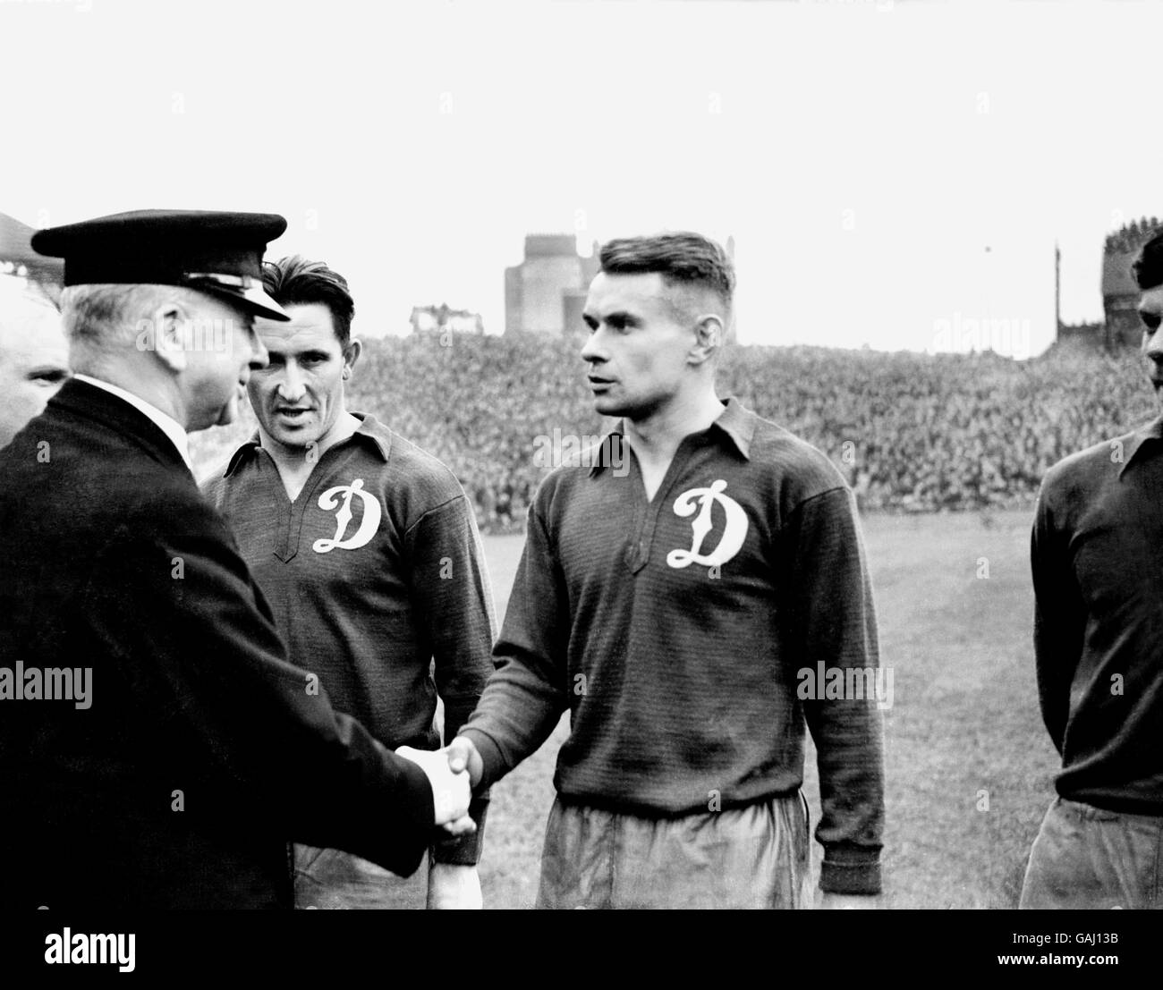 Calcio - dinamo Mosca del tour della Gran Bretagna - Chelsea v dinamo Mosca - Londra - 1945 Foto Stock