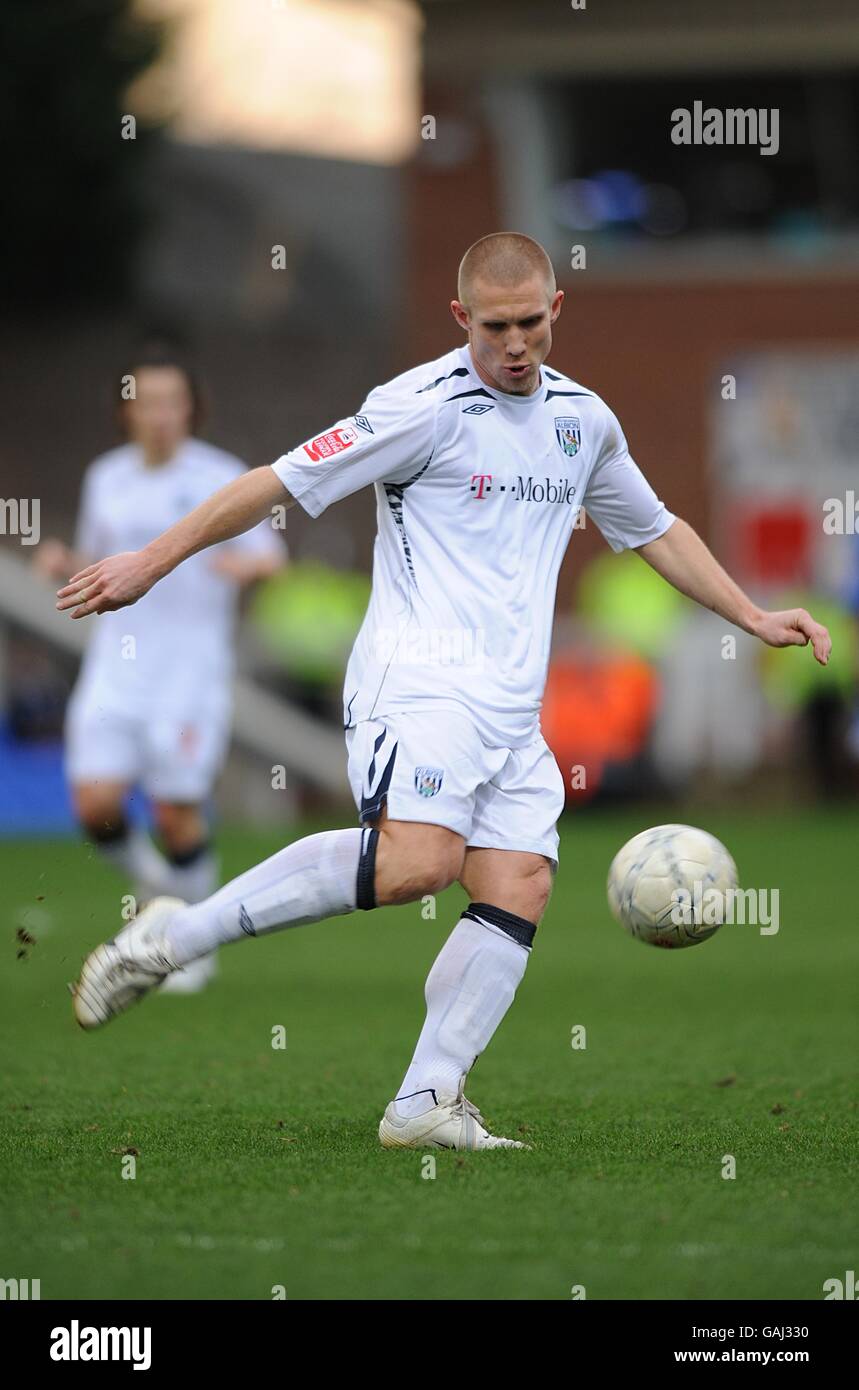 Calcio - fa Cup - Fourth Round - Peterborough United / West Bromwich Albion - London Road. Martin Albrechtsen, West Bromwich Albion Foto Stock