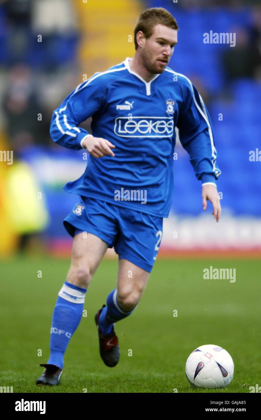 Calcio - AXA fa Cup - primo turno - Tranmere Rover v Cardiff City. Rhys Weston, Cardiff City Foto Stock