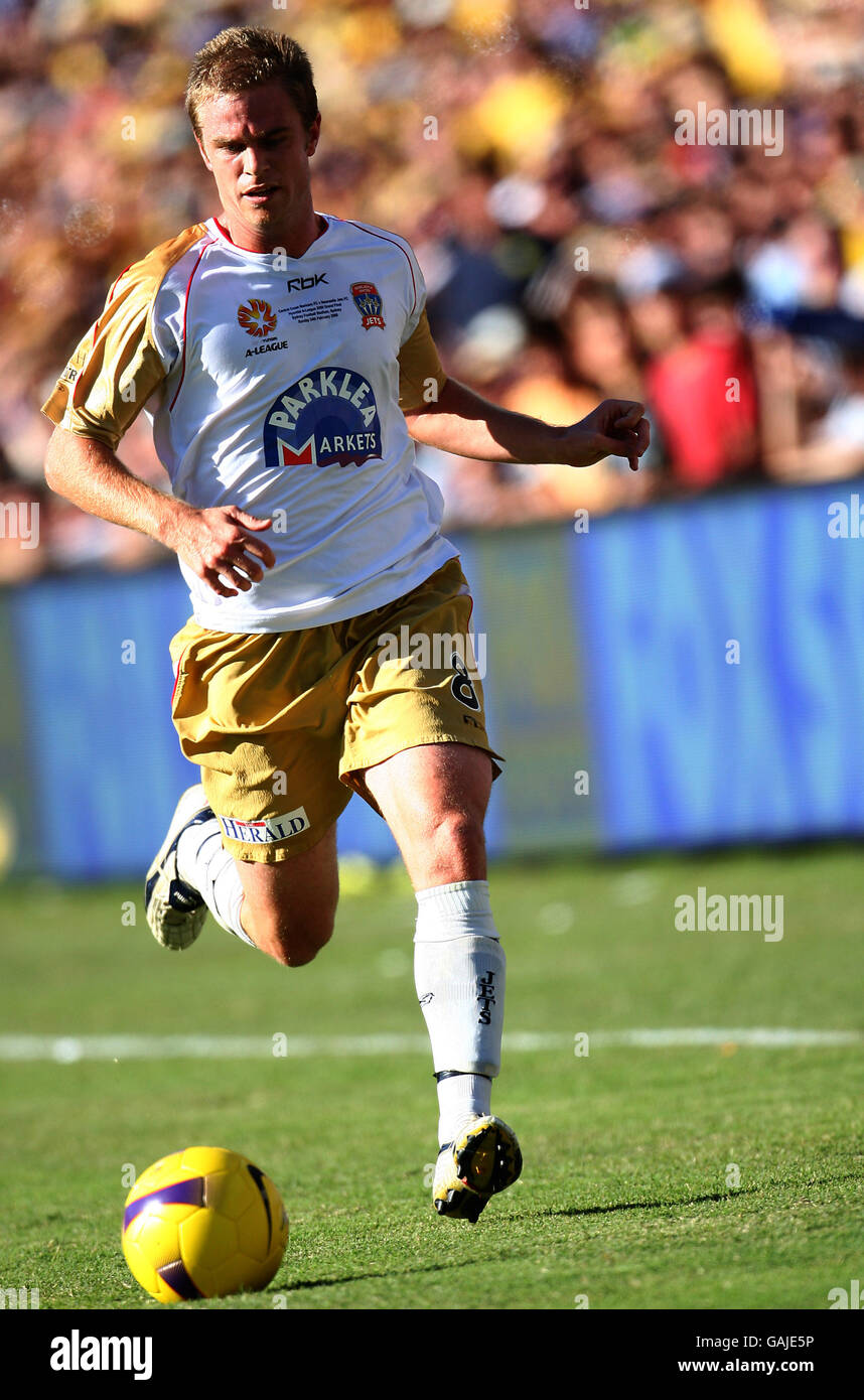 Jets Matt Thompson durante la grande finale di Hyundai A-League Central Coast Mariners e Newcastle United Jets al Sydney Football Stadio Foto Stock