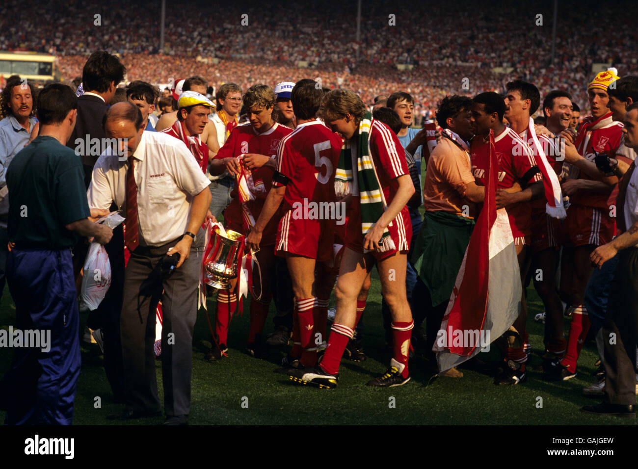 Calcio - F.A. Cup - finale - Liverpool v Everton - Wembley Foto Stock