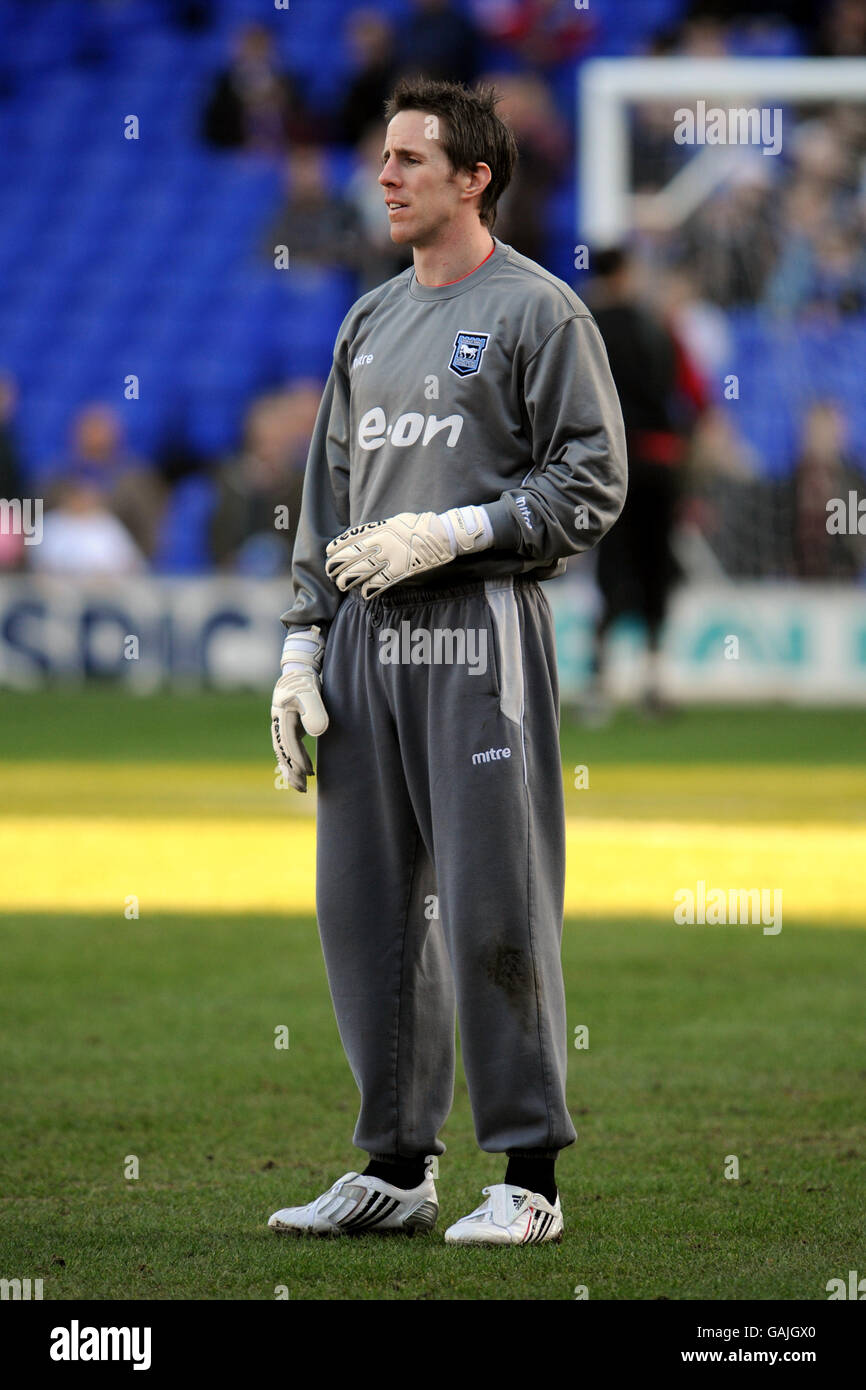 Calcio - Coca-Cola Football League Championship - Ipswich Town v Watford - Portman Road. Nick Colgan, portiere della città di Ipswich Foto Stock