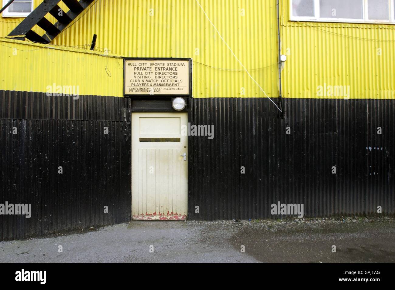 Calcio - a livello nazionale League Division tre - Hull City ex Stadium Foto Stock