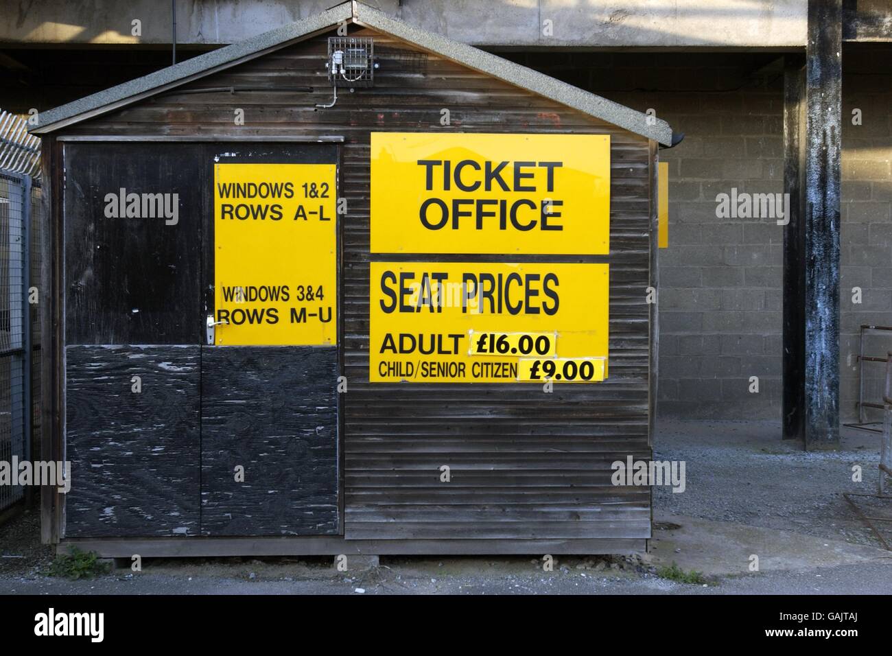 Calcio - Lega nazionale Divisione tre - Hull City ex Stadio. Boothferry Park, ex casa di Hull City Foto Stock