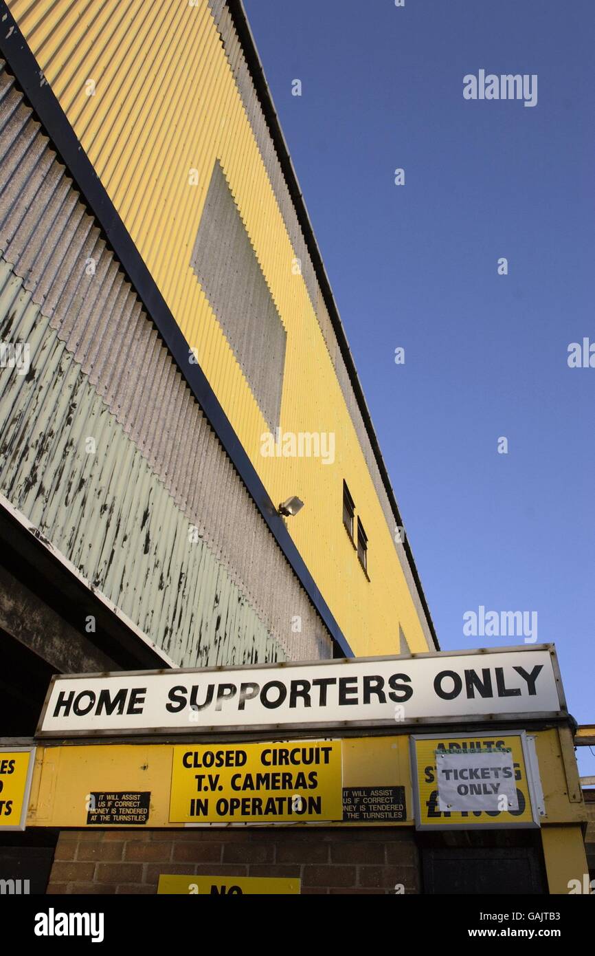 Calcio - a livello nazionale League Division tre - Hull City ex Stadium Foto Stock