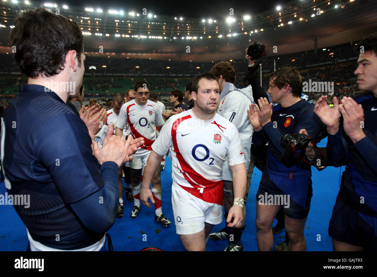 Il Rugby - RBS 6 Nazioni Campionato 2008 - Francia v Inghilterra - Stade de France Foto Stock