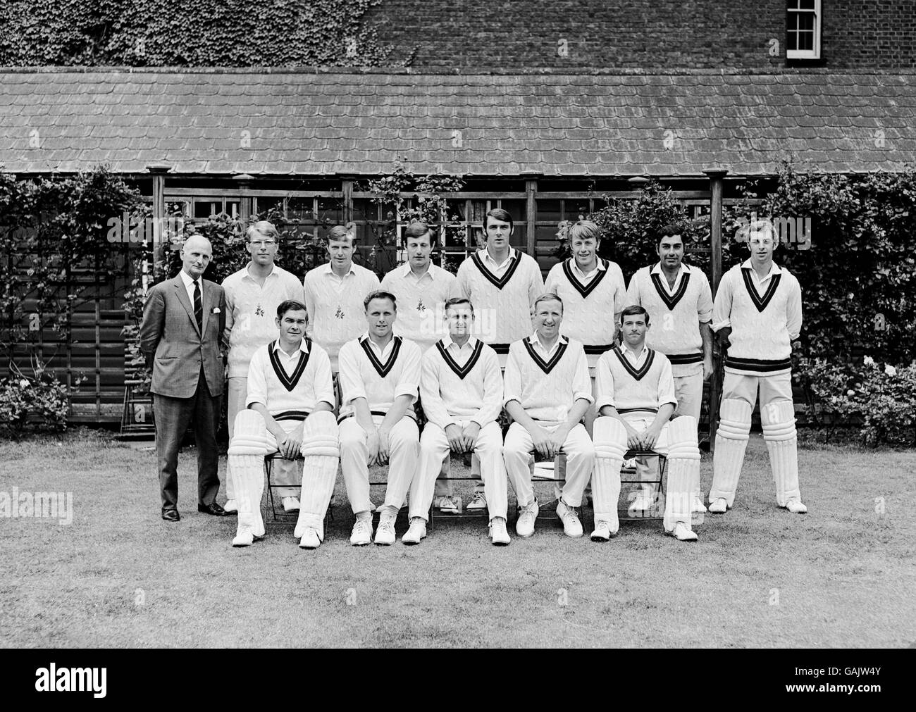 Cricket - Middlesex v Lancashire - Lords - Team Group - 1969 Foto Stock