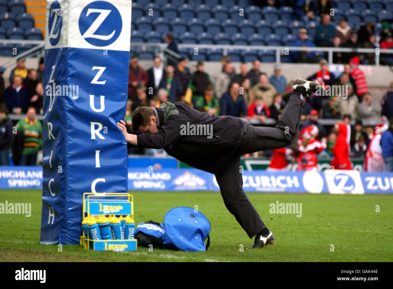 Rugby Union - Zurigo Premiership - Northampton Saints / Gloucester. I giocatori si riscaldano prima del gioco Foto Stock