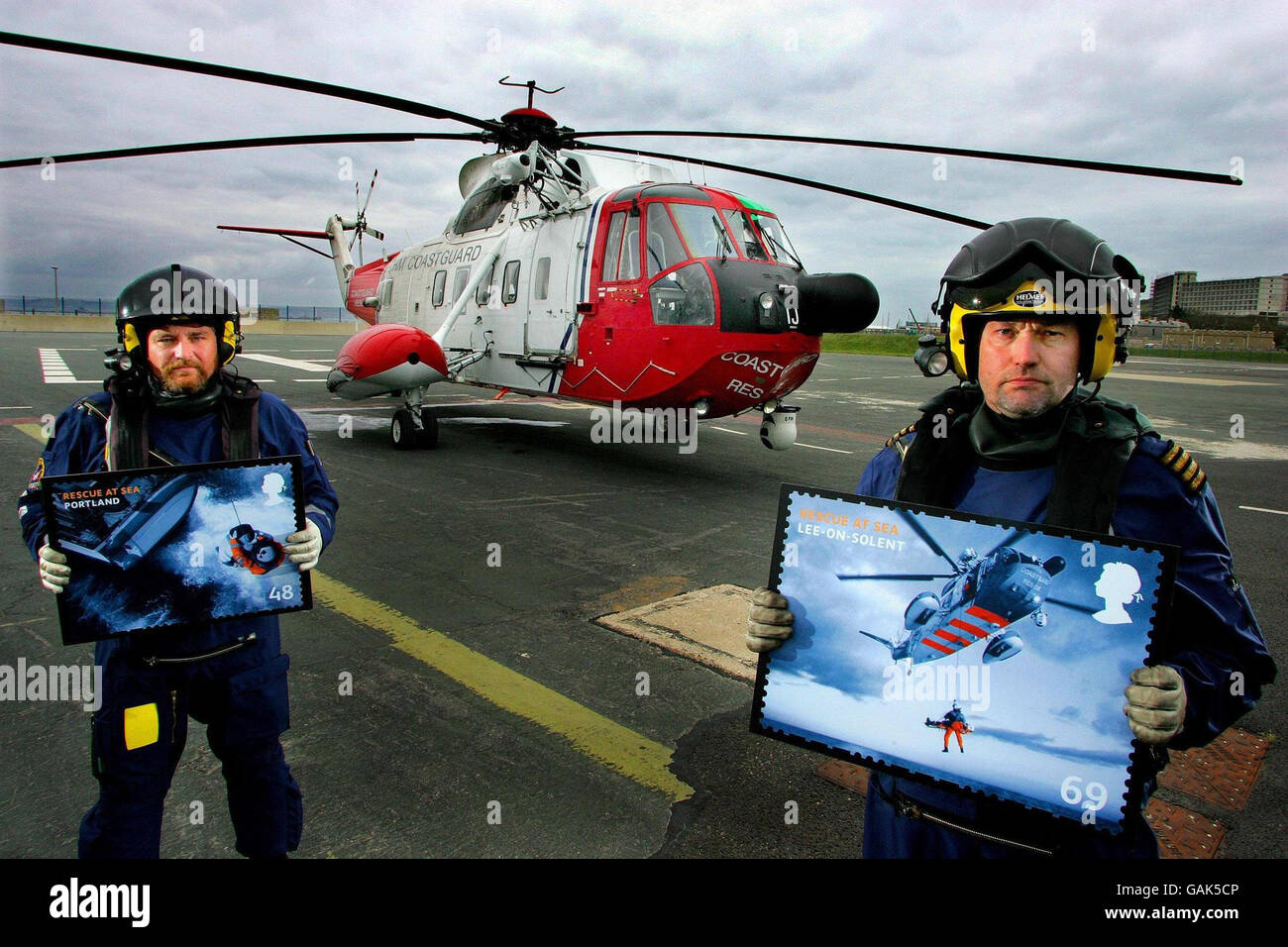 Francobolli RNLI Foto Stock