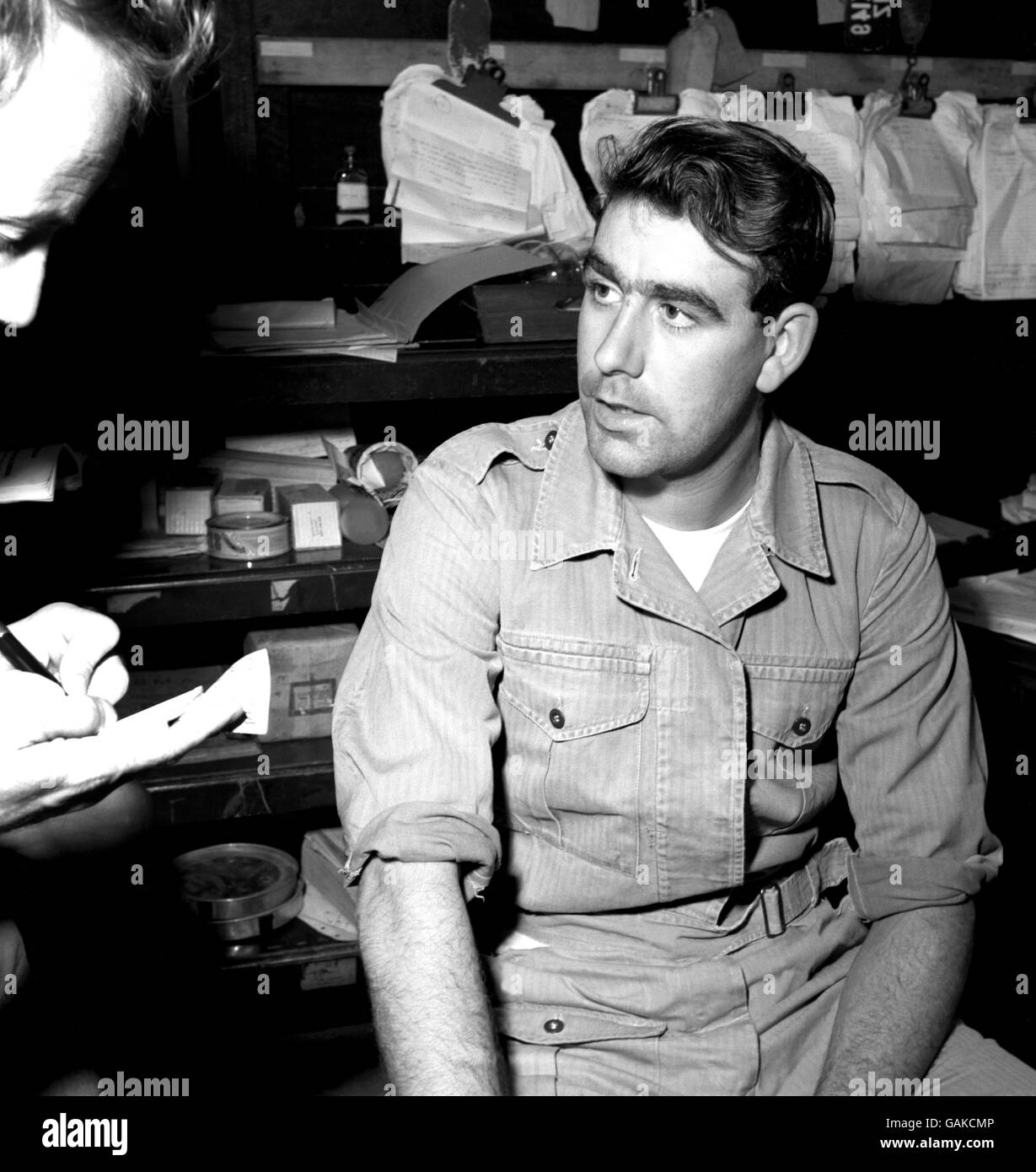 La guerra - Guerra di Corea - V.C. in Singapore Foto Stock