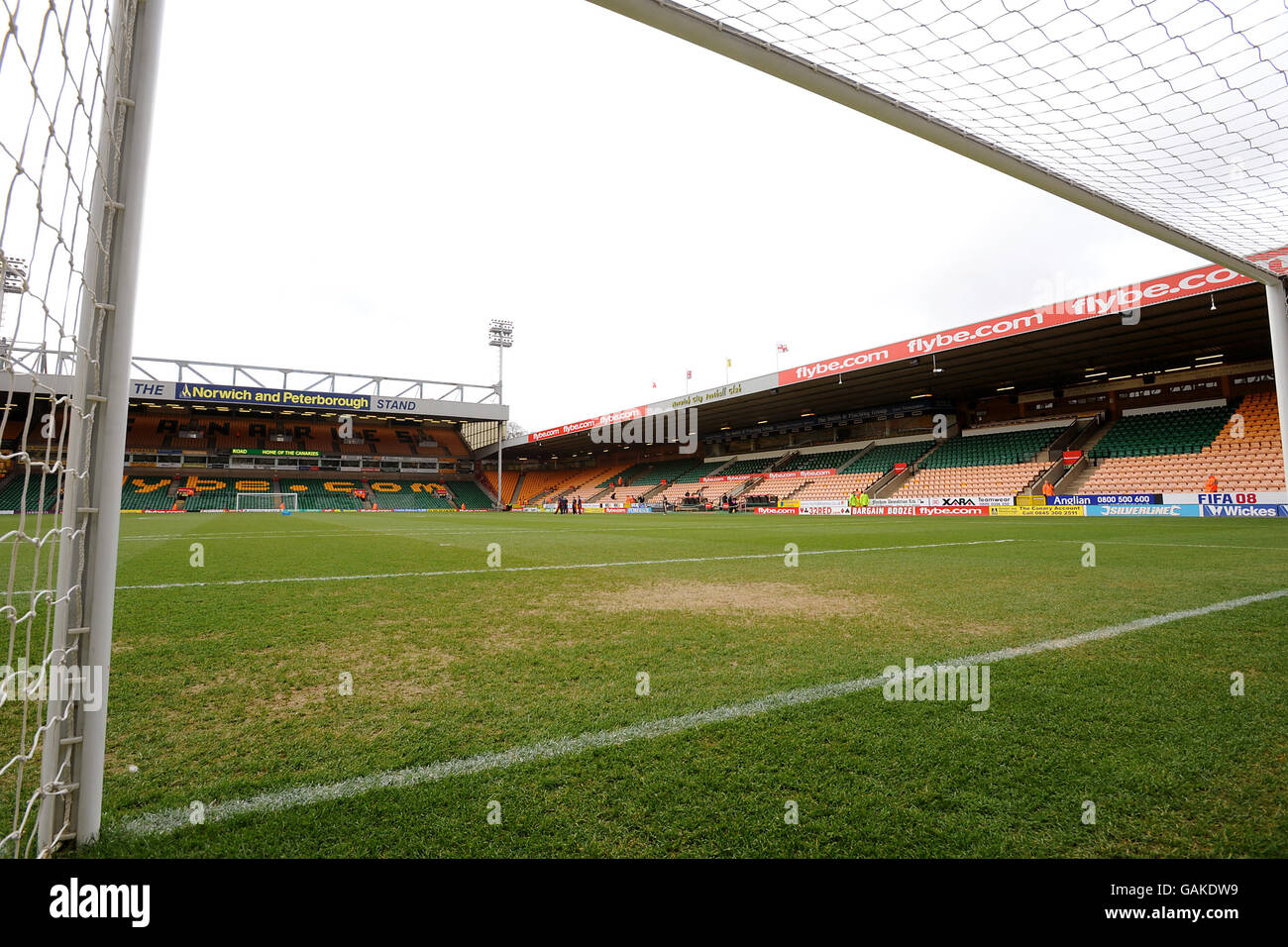 Calcio - Coca-Cola Football League Championship - Norwich City / Barnsley - Carrow Road. Una veduta generale di Carrow Road, casa di Norwich City Foto Stock